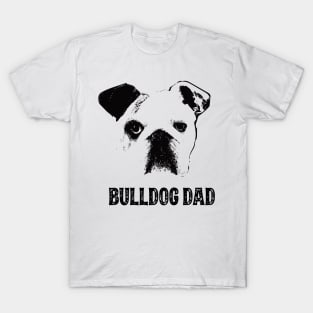 English Bulldog Dad T-Shirt